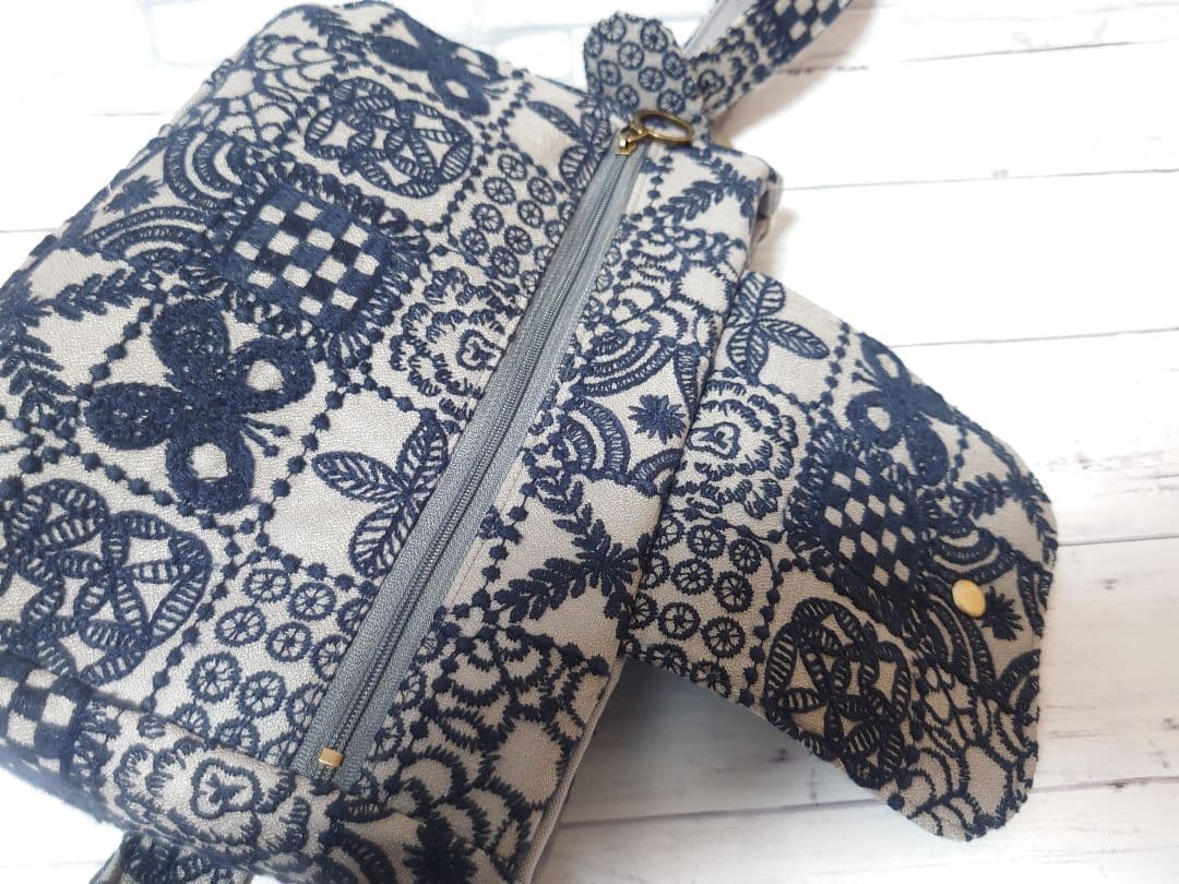 forest tile grey ミナペルホネン カバーバッグ