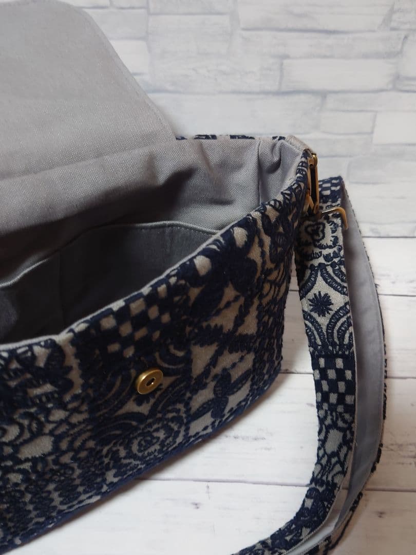 forest tile grey ミナペルホネン カバーバッグ