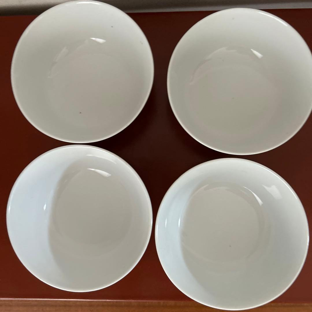 景徳鎮　蝶柄　中華　お茶碗　スープ碗