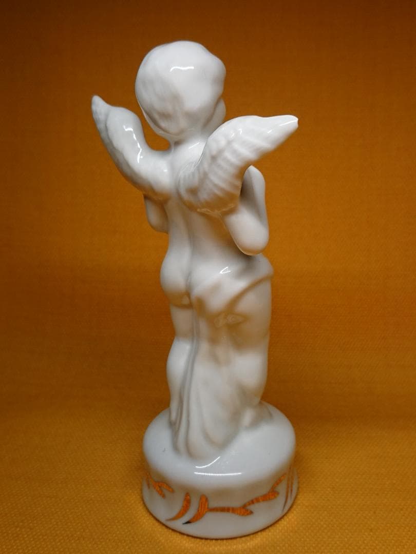 人形　天使　陶器　オブジェ　置物　インテリア　工芸品　美術品　A1010