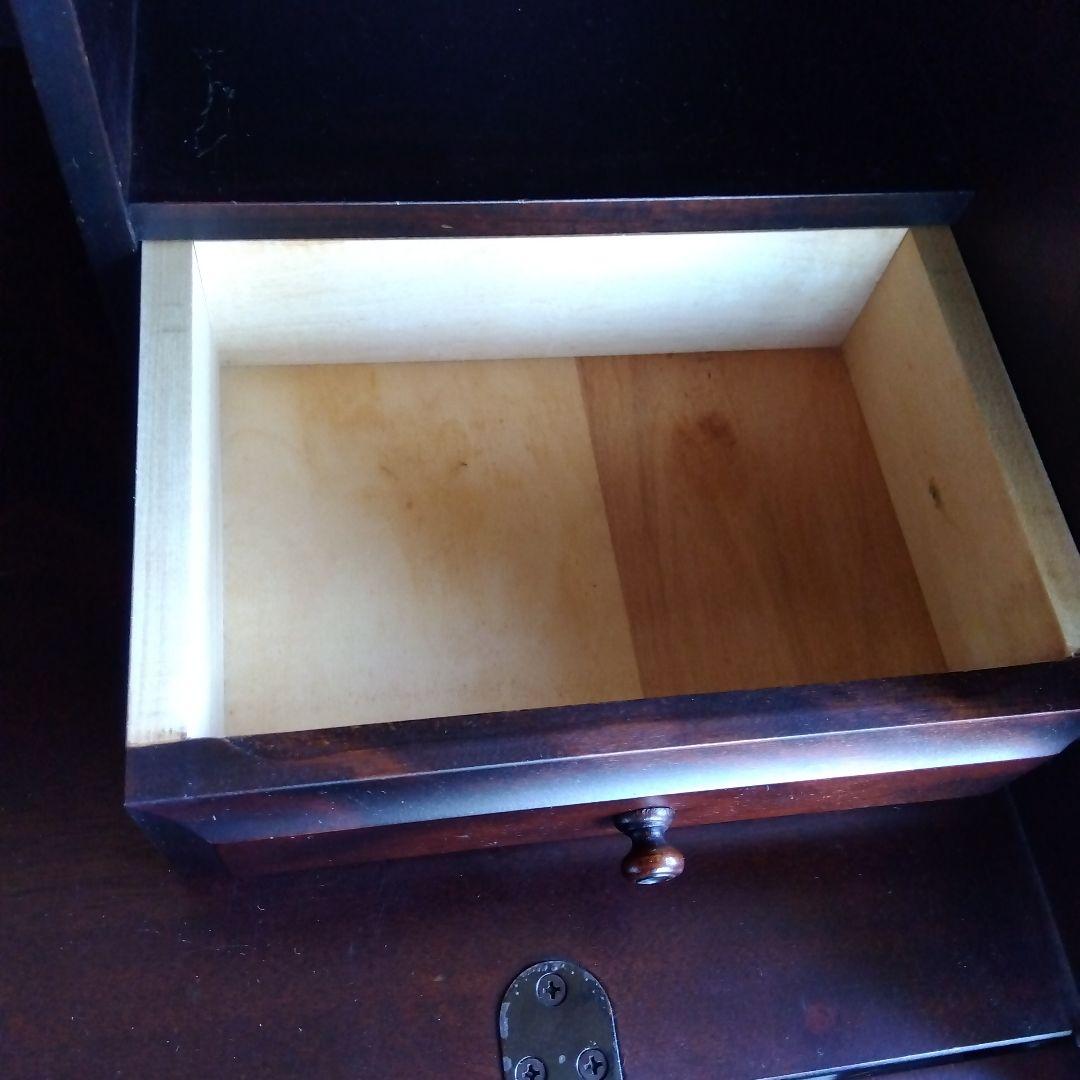 ライティングビューロー　北海道民芸　アンティーク　チェスト　学習机