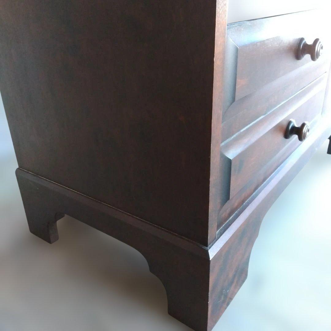 ライティングビューロー　北海道民芸　アンティーク　チェスト　学習机