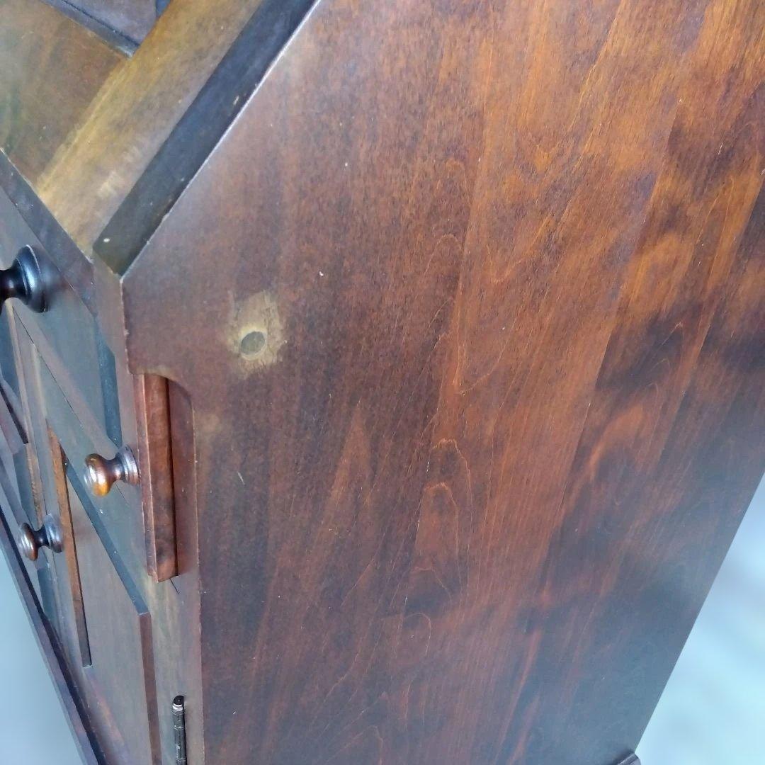 ライティングビューロー　北海道民芸　アンティーク　チェスト　学習机