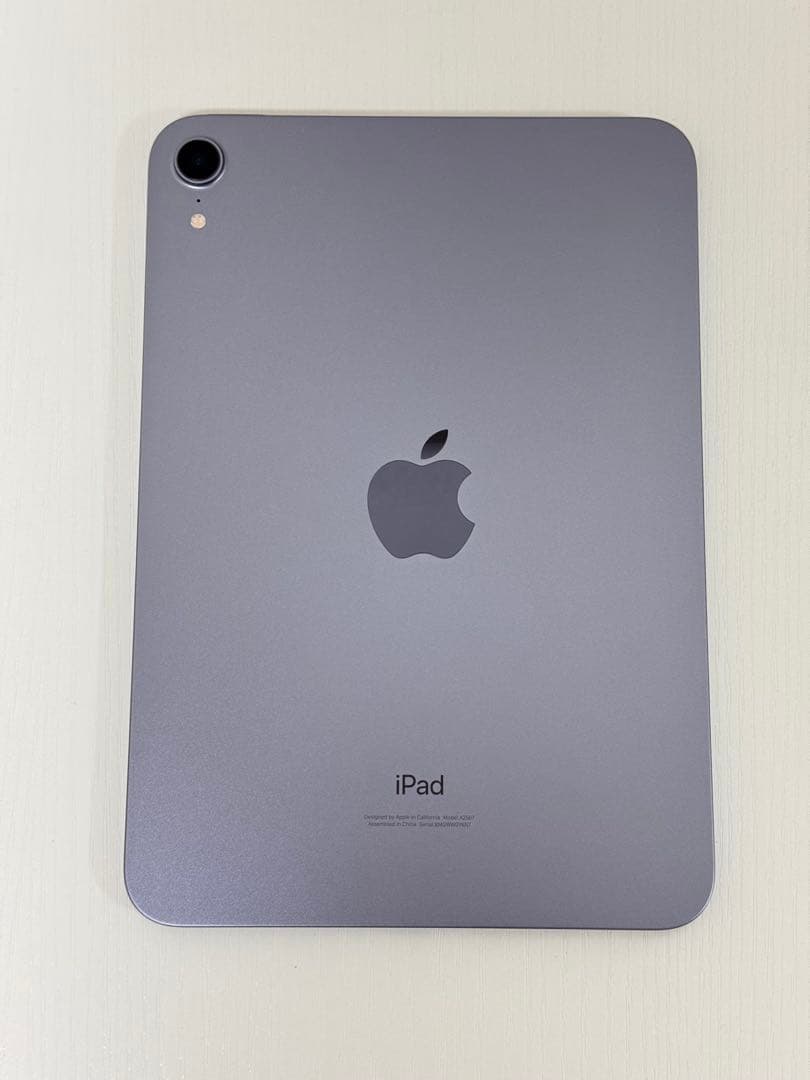 [美品] iPad mini 6 WiFi (第6世代) パープル 64GB