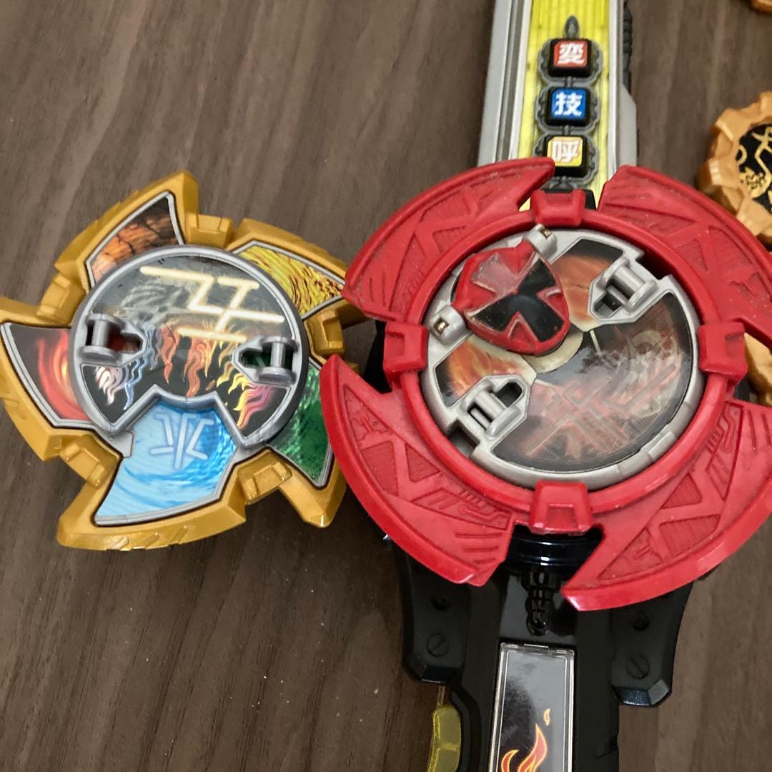 vsチェンジャー　ルパンマグナム　忍者一番刀　セイザブラスター センタイギア