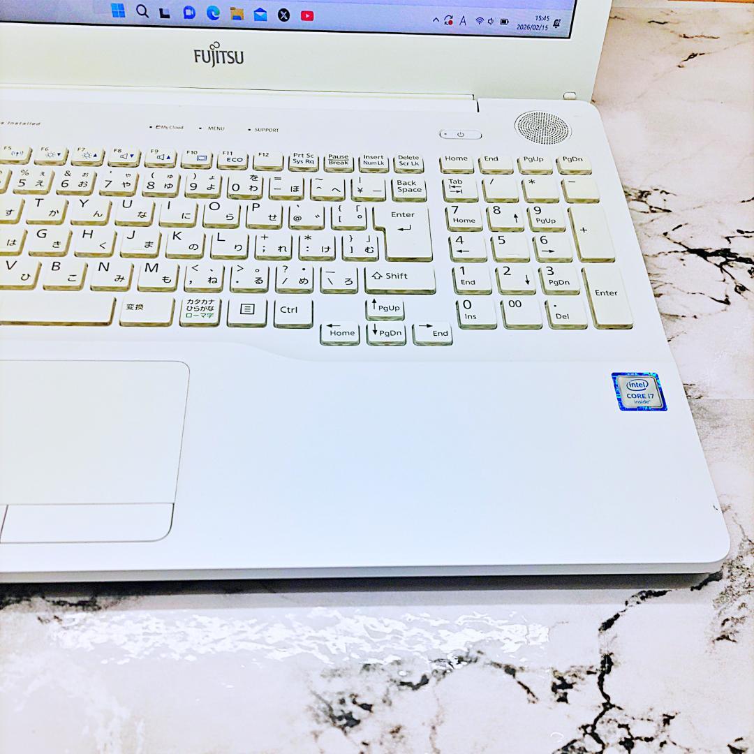 初心者さん向け簡単ノートパソコン❤️爆速SSD❤️高性能i7✨ハイスぺPC☘️