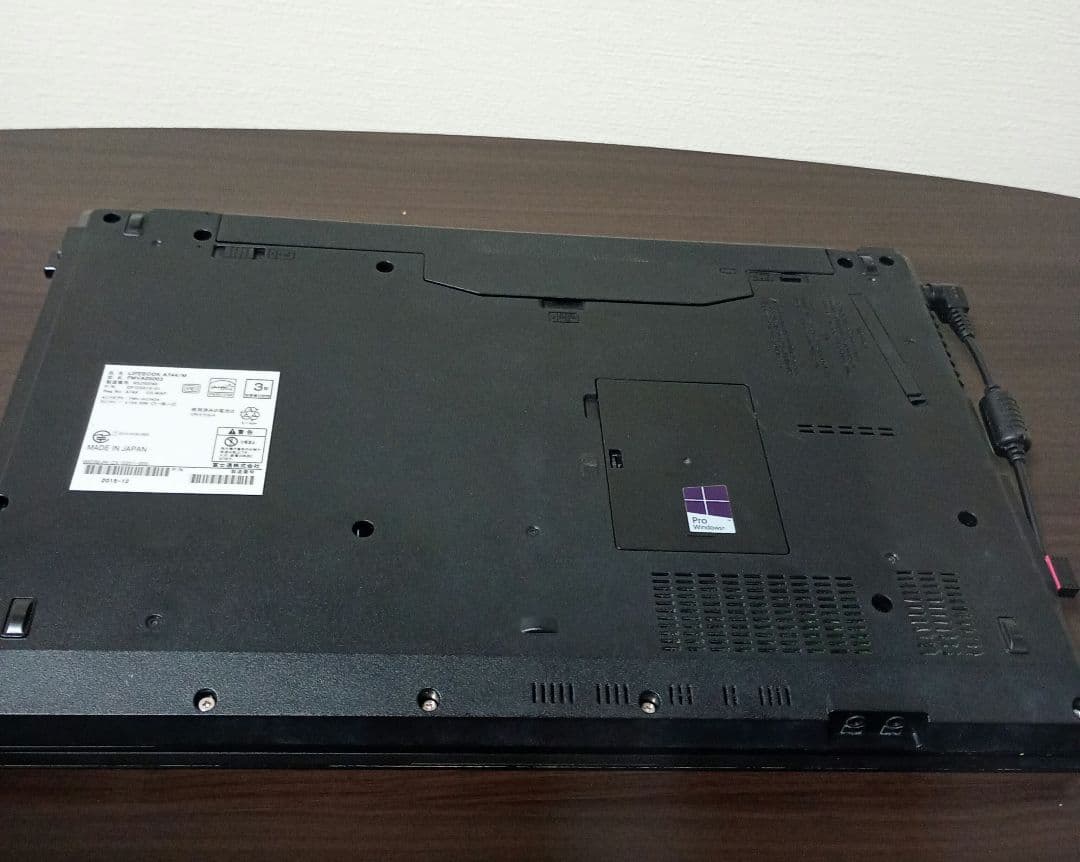 【ジャンク】ノートPC 富士通 corei7 メモリ8GB SSD500GB