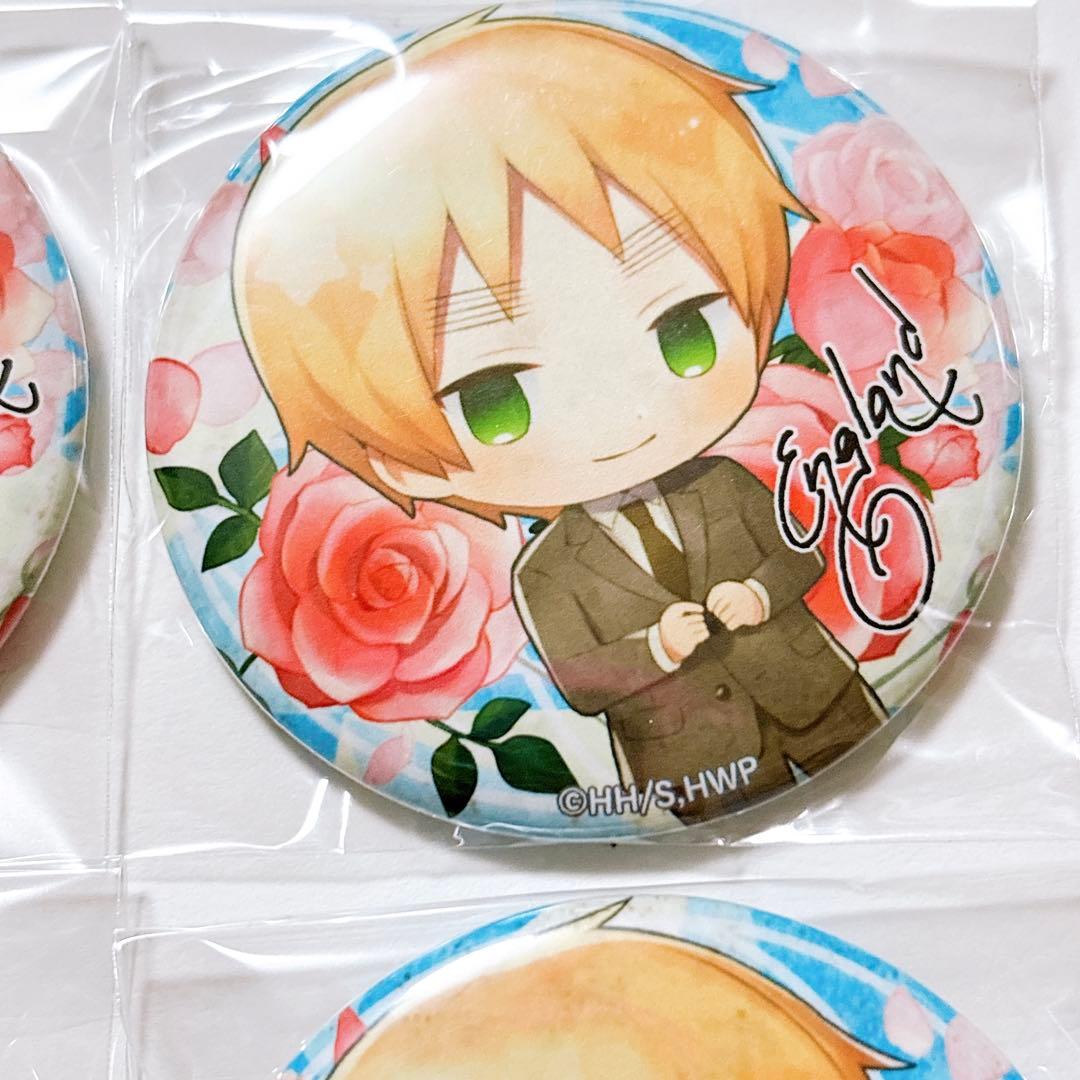 ヘタリア イギリス きゃらふろる 缶バッジ アクリルキーホルダー 5点セット