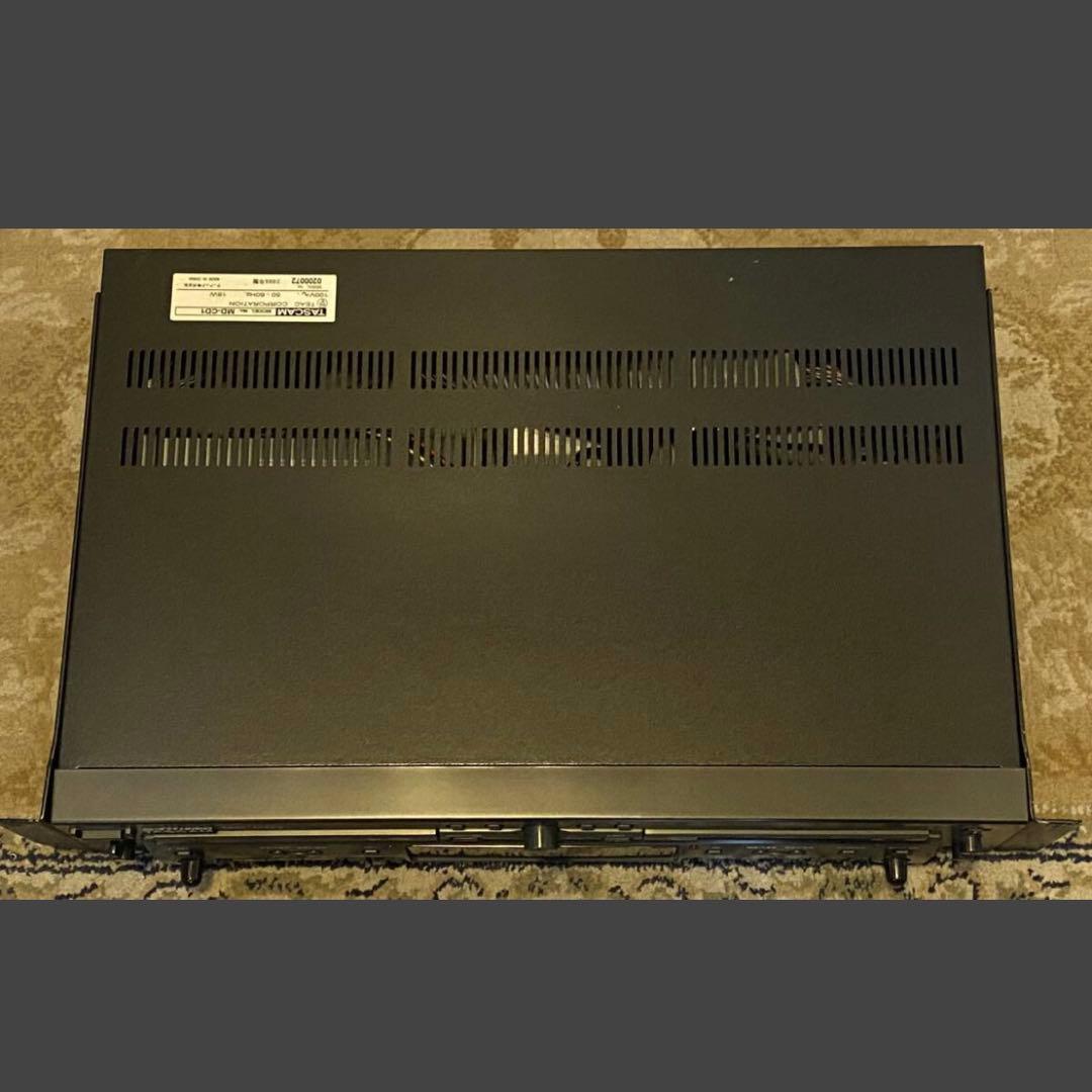 【美品】TASCAM MD-CD1 タスカム CDデッキ リモコン付き ③
