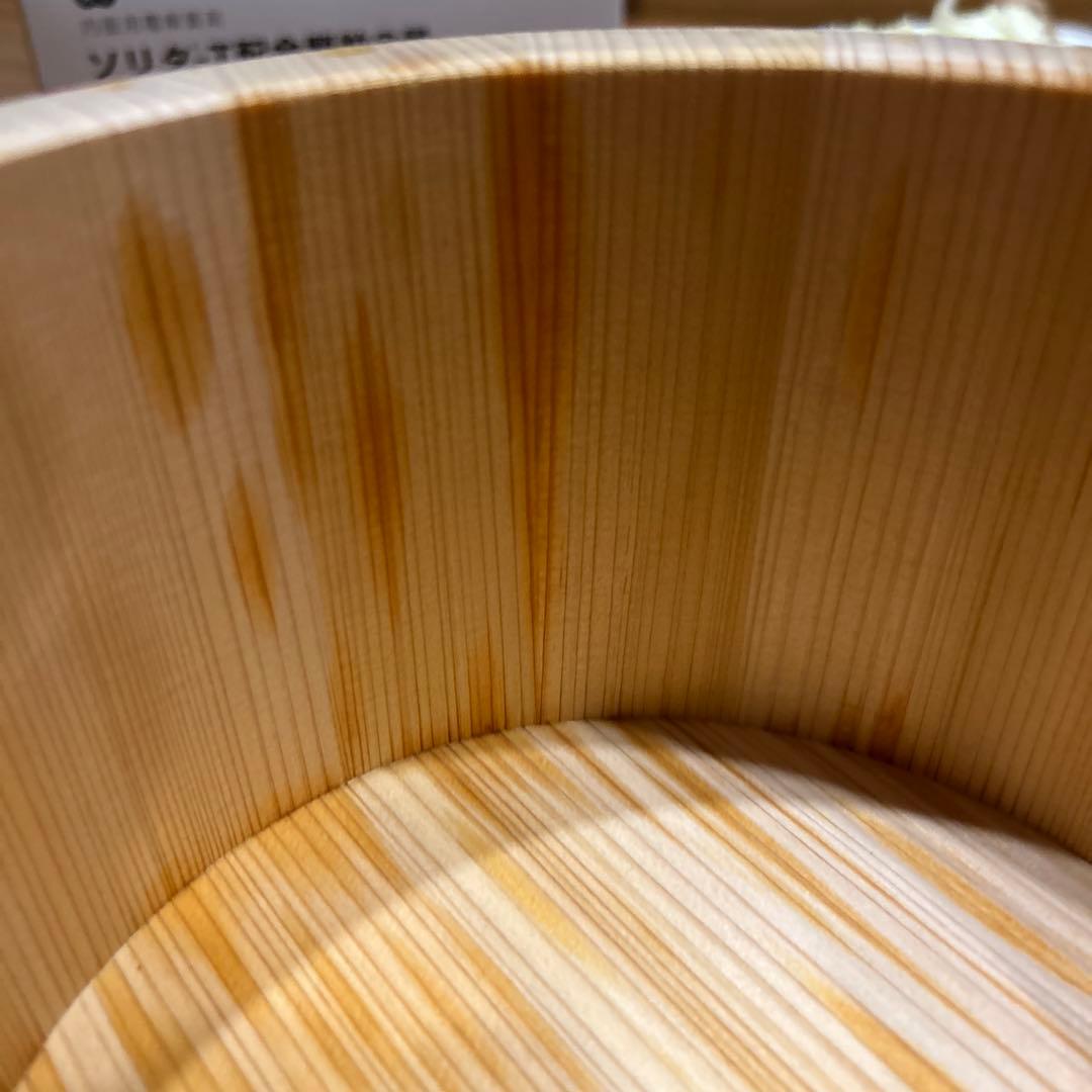 【未使用】　日本橋　木屋　江戸びつ(おひつ) 約３合