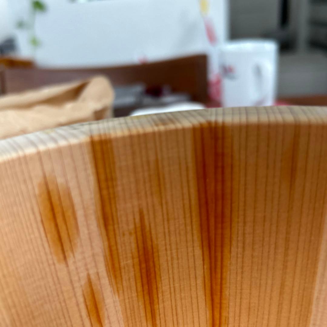 【未使用】　日本橋　木屋　江戸びつ(おひつ) 約３合