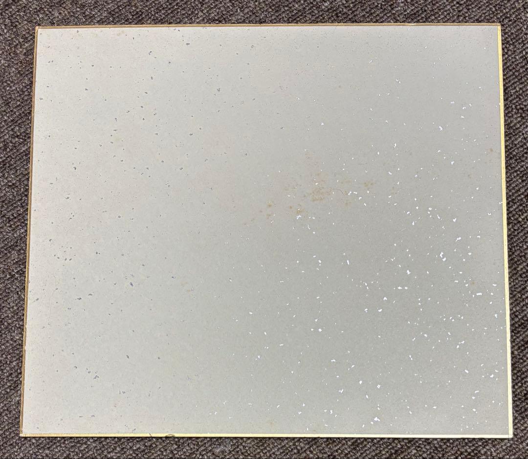 色紙　北村西望書「天地有情」