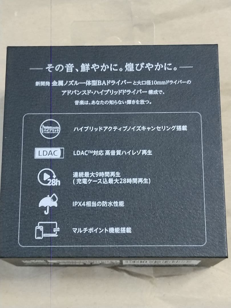 【新品未使用】AVIOT TE-J1 ノイズキャンセリング イヤホン(ブラック)