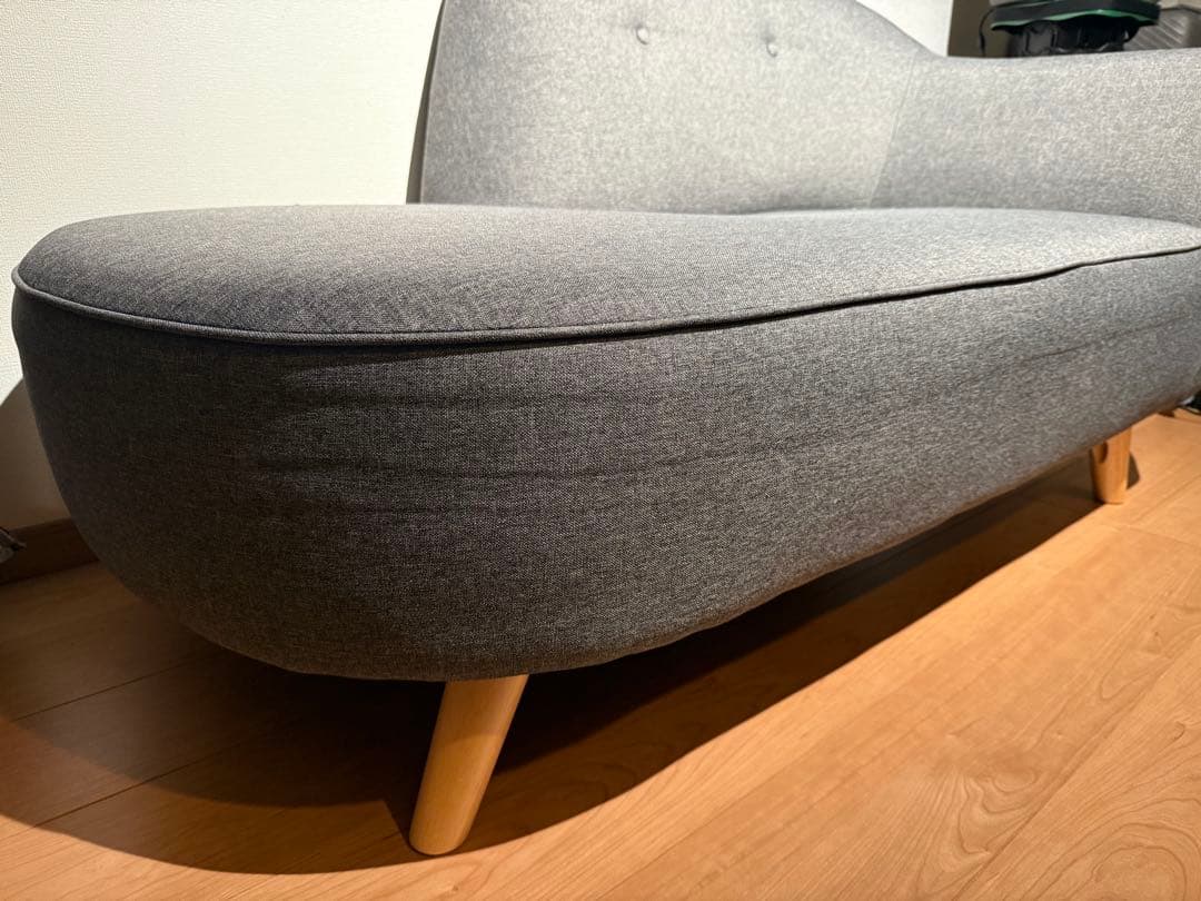 NOCE◆2人掛けソファ◆YU8946B◆グレー