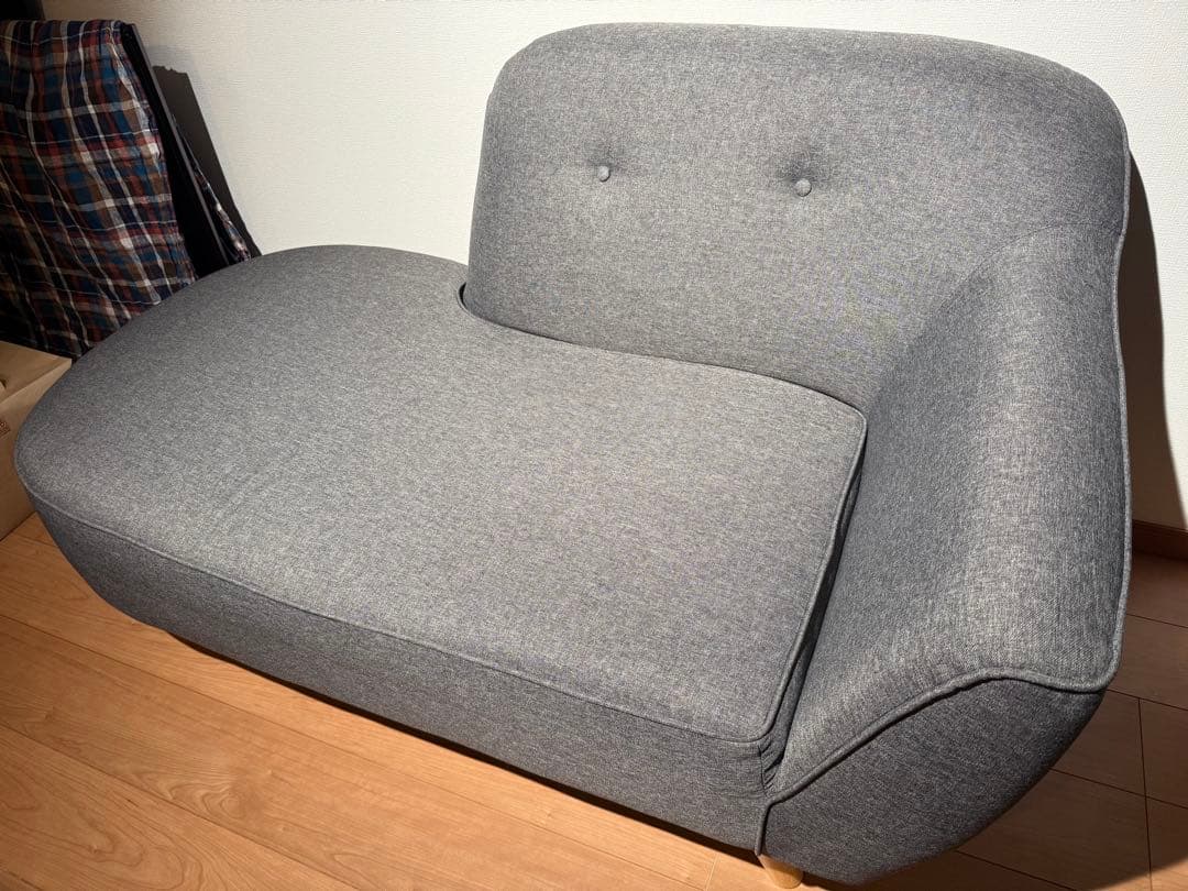 NOCE◆2人掛けソファ◆YU8946B◆グレー