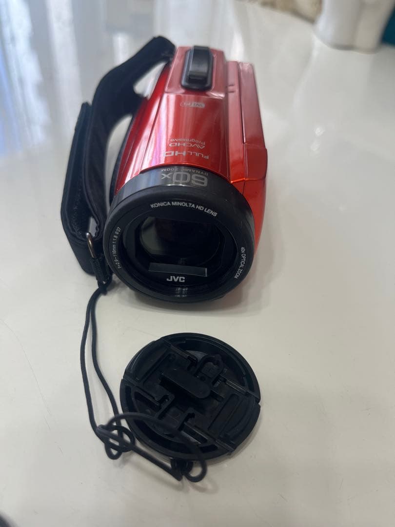 JVC ビデオカメラ オレンジ