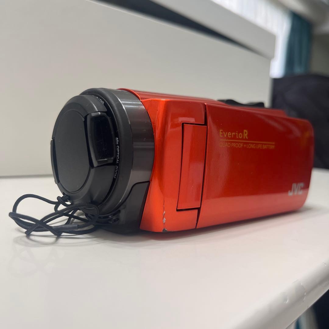 JVC ビデオカメラ オレンジ