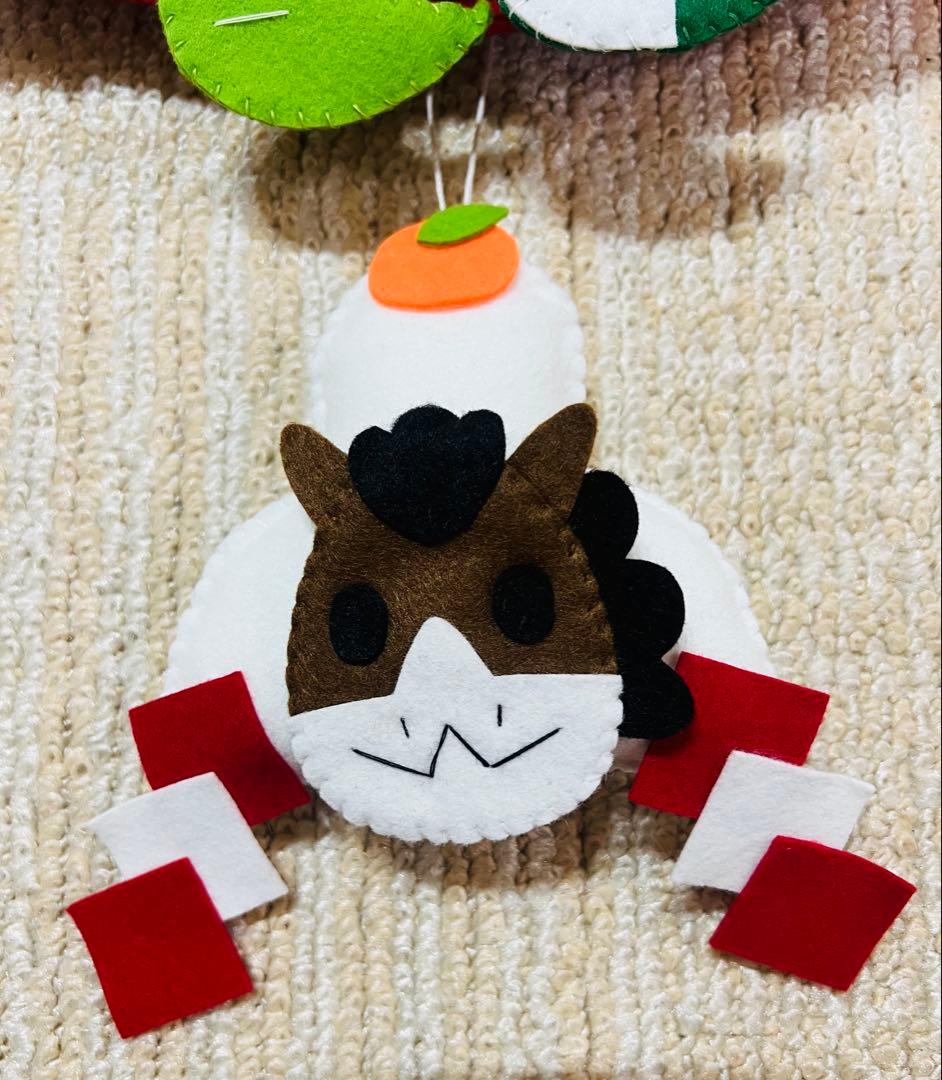 フェルトリース☆干支付け替え可能☆ハンドメイド