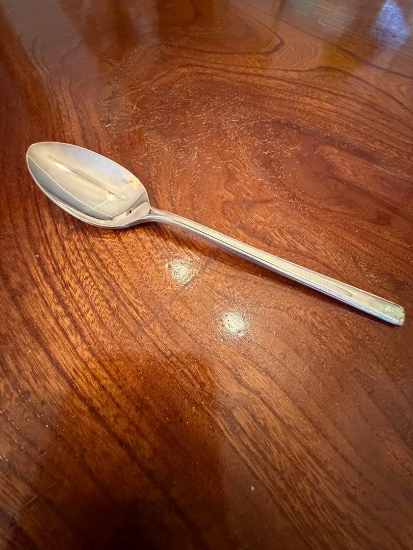 26g ラッキーsilver ラッキーウッド 洋白銀器 スプーン