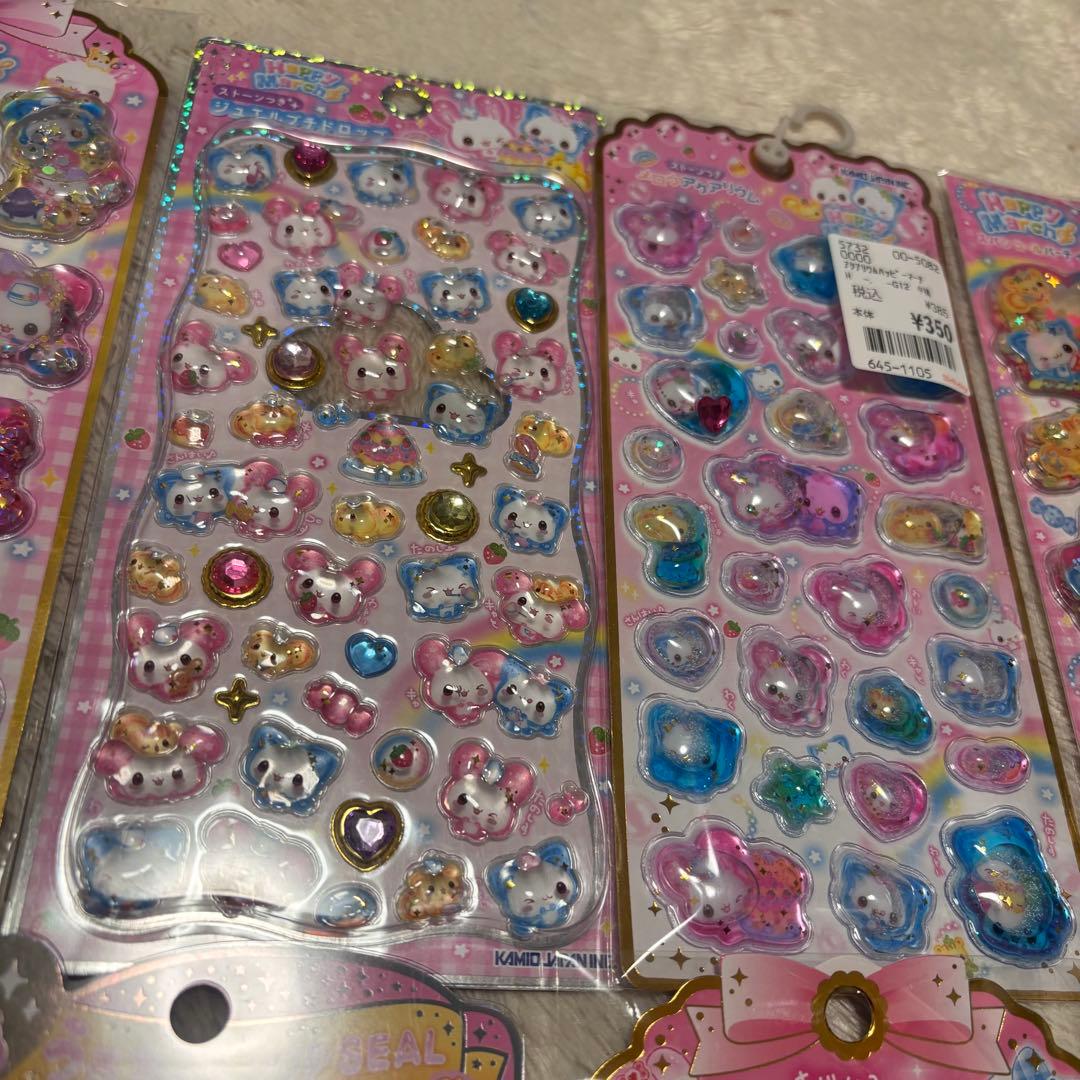 正規品　うるちゅる　プチドロ　ハッピーマーチ　シール交換　うさぎ　カミオジャパン