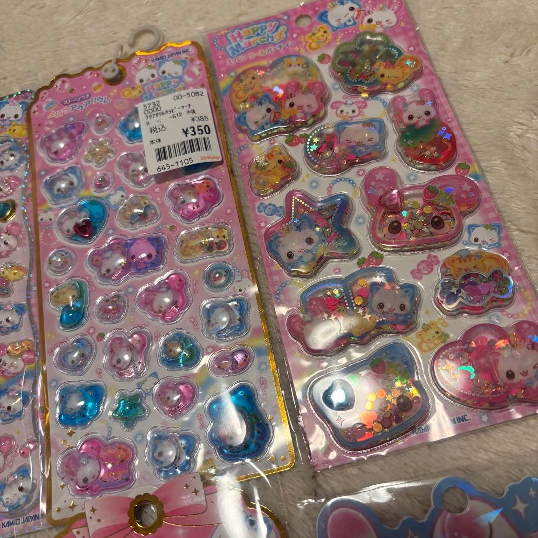 正規品　うるちゅる　プチドロ　ハッピーマーチ　シール交換　うさぎ　カミオジャパン