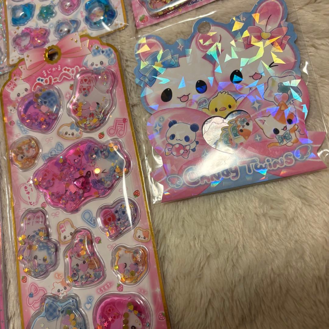 正規品　うるちゅる　プチドロ　ハッピーマーチ　シール交換　うさぎ　カミオジャパン