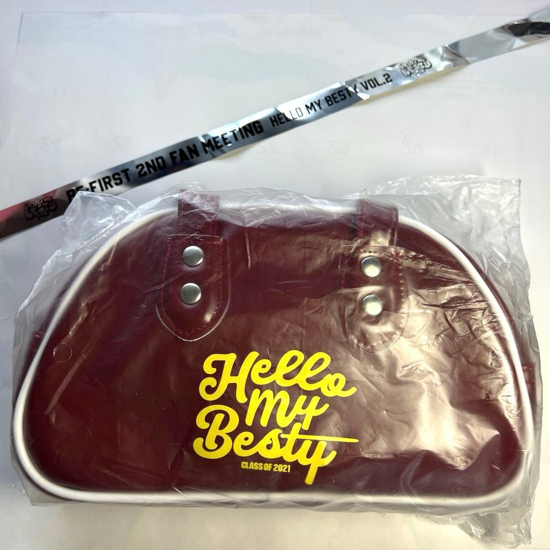 【未開封品】　BE:FIRST HelloMyBESTY エナメルボストンバッグ
