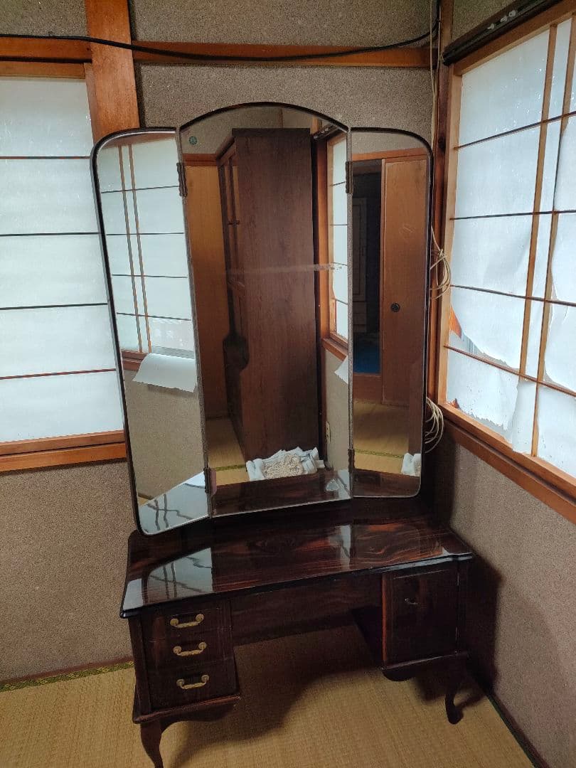 昭和レトロ　鏡台