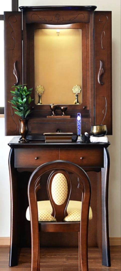 ビアンコ ダーク 上下セット 家具調