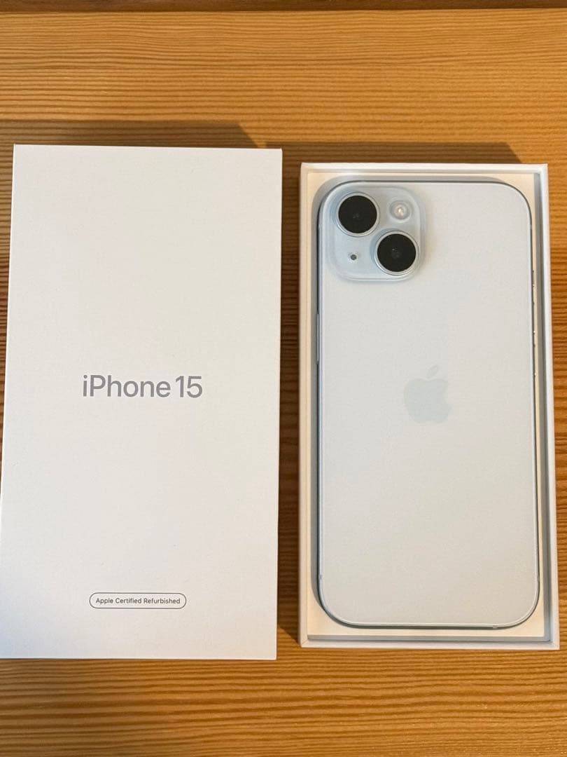 iPhone 15 128GB SIMフリー　ブルー