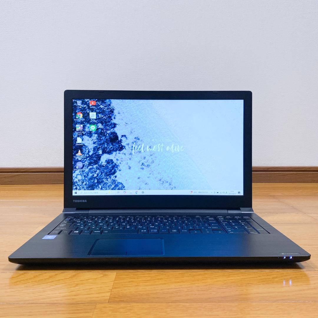 早い者勝ちの限定特価✨比較的状態良！SSD搭載の東芝ノートパソコン オフィス