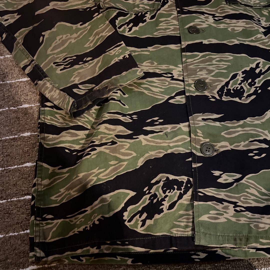 実物　60年代　米軍　ベトナム戦　タイガーカモ　タイガーストライプ