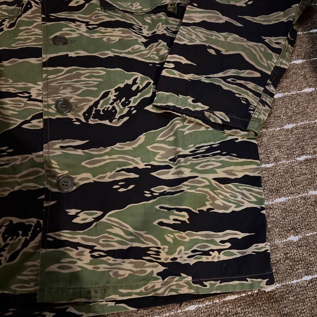 実物　60年代　米軍　ベトナム戦　タイガーカモ　タイガーストライプ