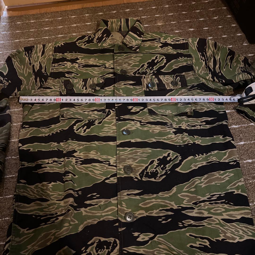 実物　60年代　米軍　ベトナム戦　タイガーカモ　タイガーストライプ