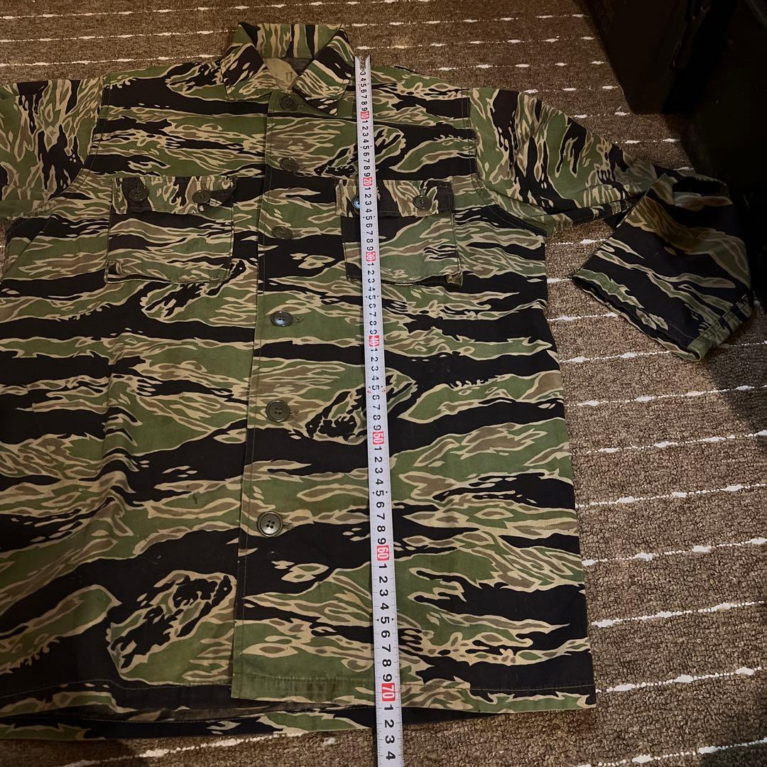 実物　60年代　米軍　ベトナム戦　タイガーカモ　タイガーストライプ