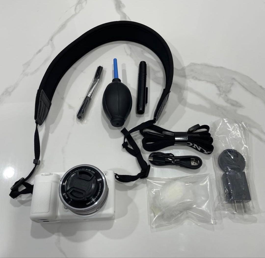 SONY ZV-E10 本体のみ 付属品、シリコンケース付き