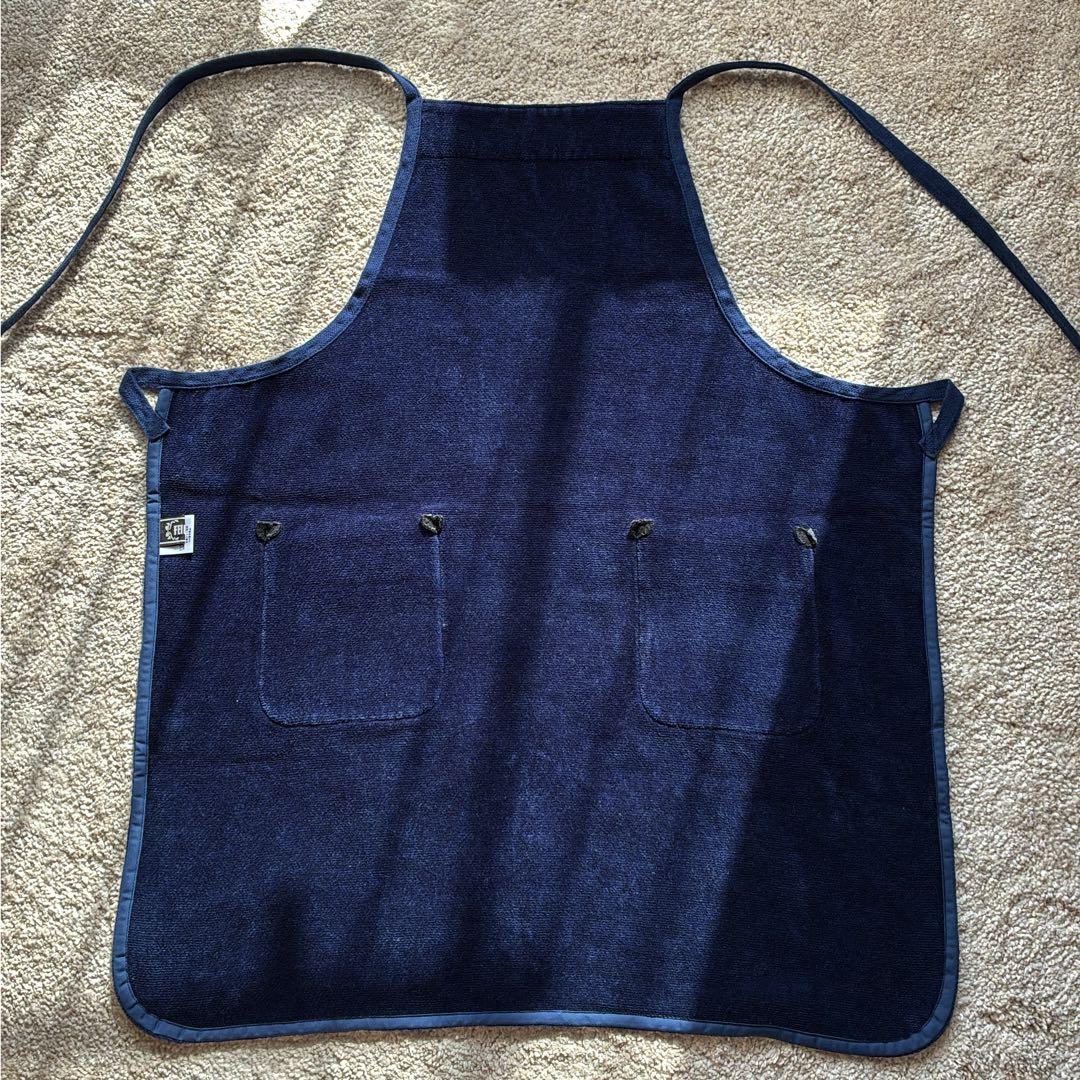 フェイラー　ハイジ　エプロン　ネイビー　学校フェイラー