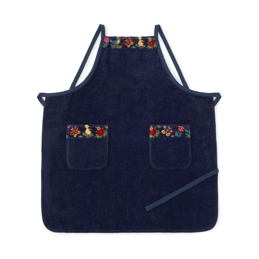 フェイラー　ハイジ　エプロン　ネイビー　学校フェイラー