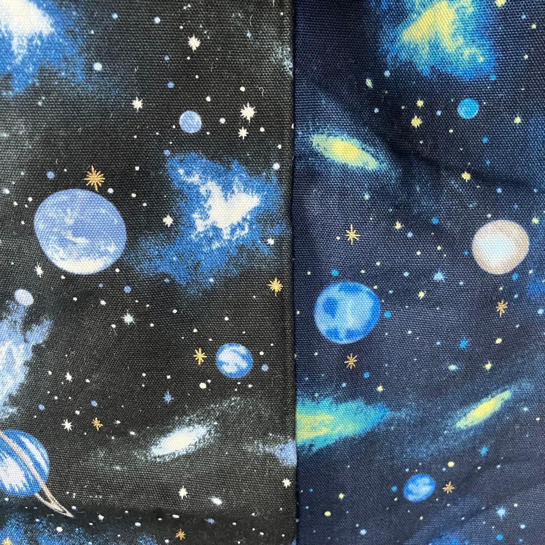 入園　入学　オーダー　生地見本　宇宙