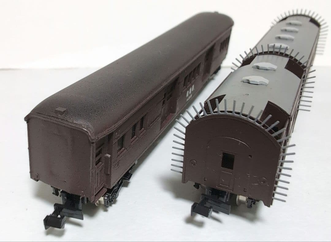 ワールド工芸　オヤ31 塗装済完成品　スエ31 2車セット　ジャンク品　難有