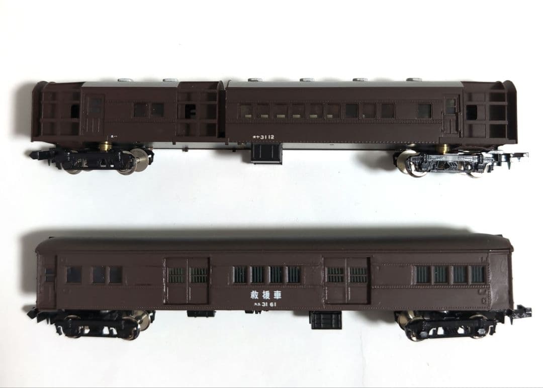 ワールド工芸　オヤ31 塗装済完成品　スエ31 2車セット　ジャンク品　難有