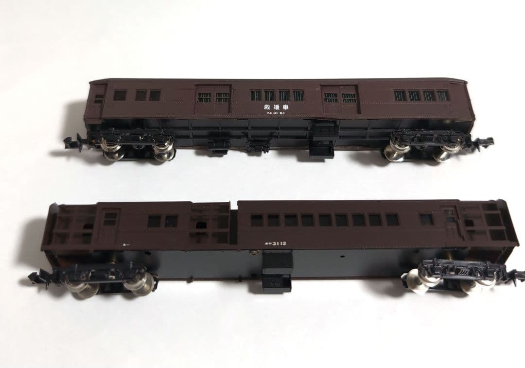 ワールド工芸　オヤ31 塗装済完成品　スエ31 2車セット　ジャンク品　難有