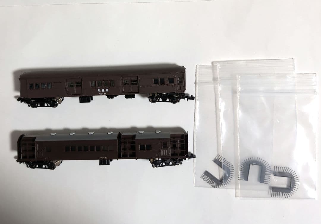 ワールド工芸　オヤ31 塗装済完成品　スエ31 2車セット　ジャンク品　難有