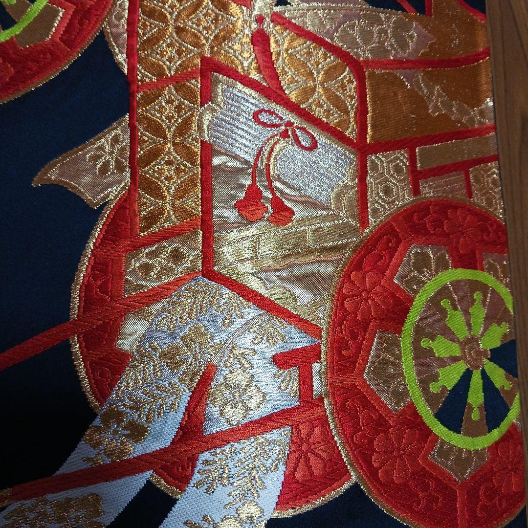 お琴カバー(袋帯リメイク)