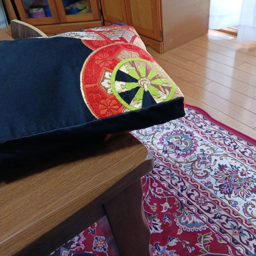 お琴カバー(袋帯リメイク)