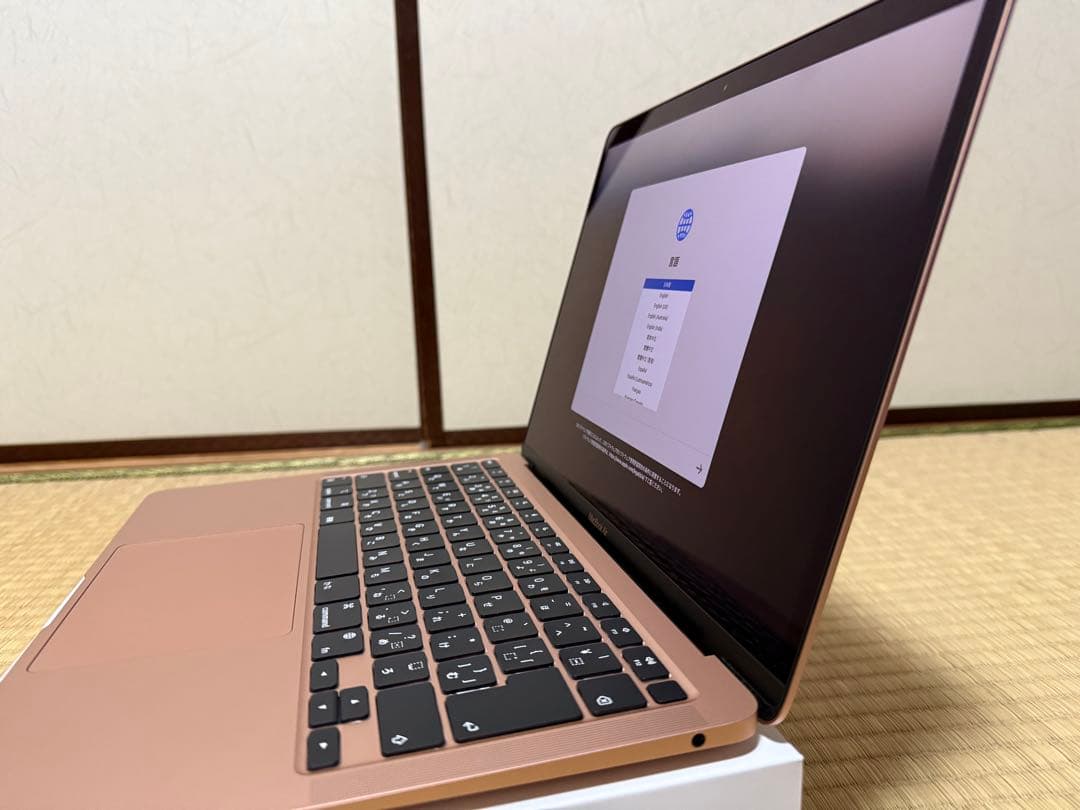 Apple MacBook Air (M1, 2020) ローズゴールド 8GB