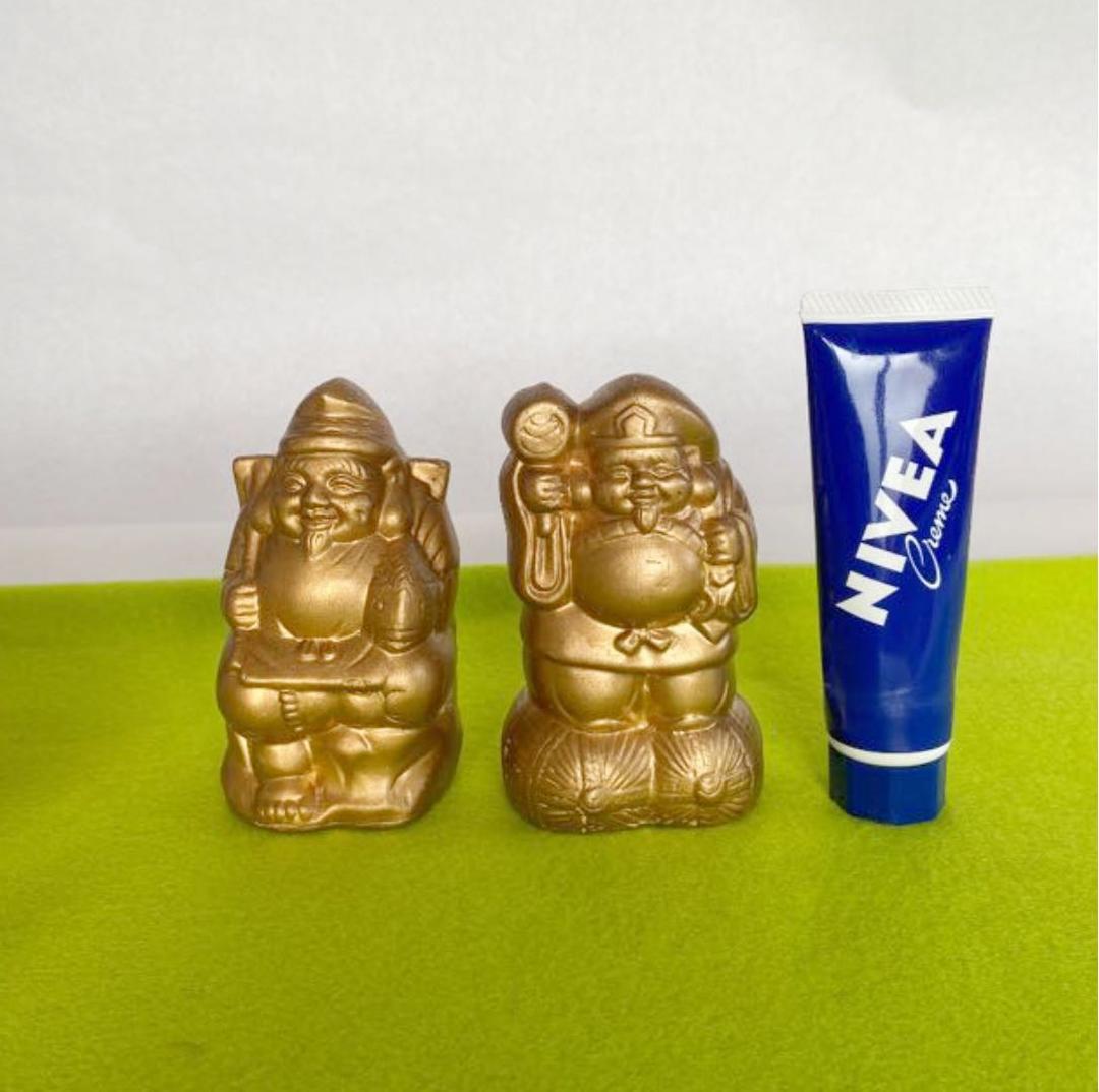 置物　二福神　恵比寿大黒　長三宝　3セット