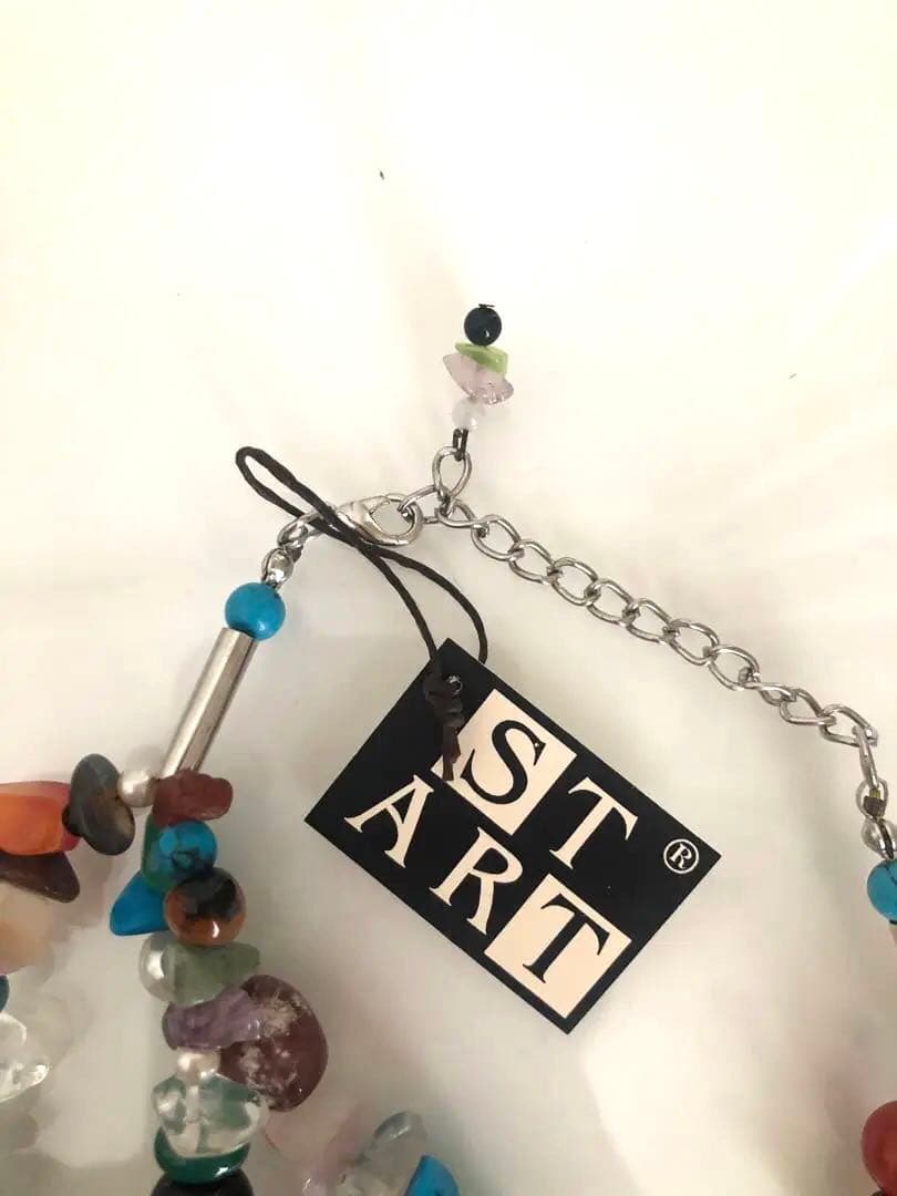 ハンガリー(ヨーロッパ)で購入　ハンドメイド一点物　天然石ネックレス