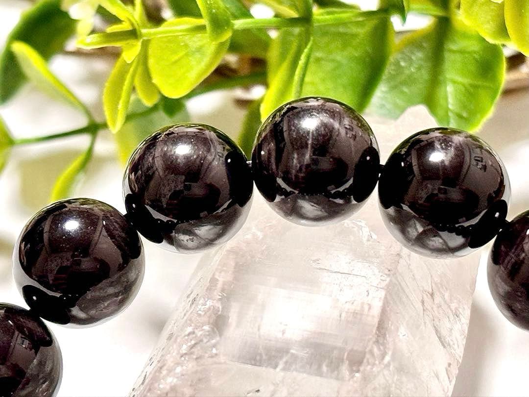 究極品質　幸福を招く聖なる石　幻のライジングブラックナチュラルタイガーアイ