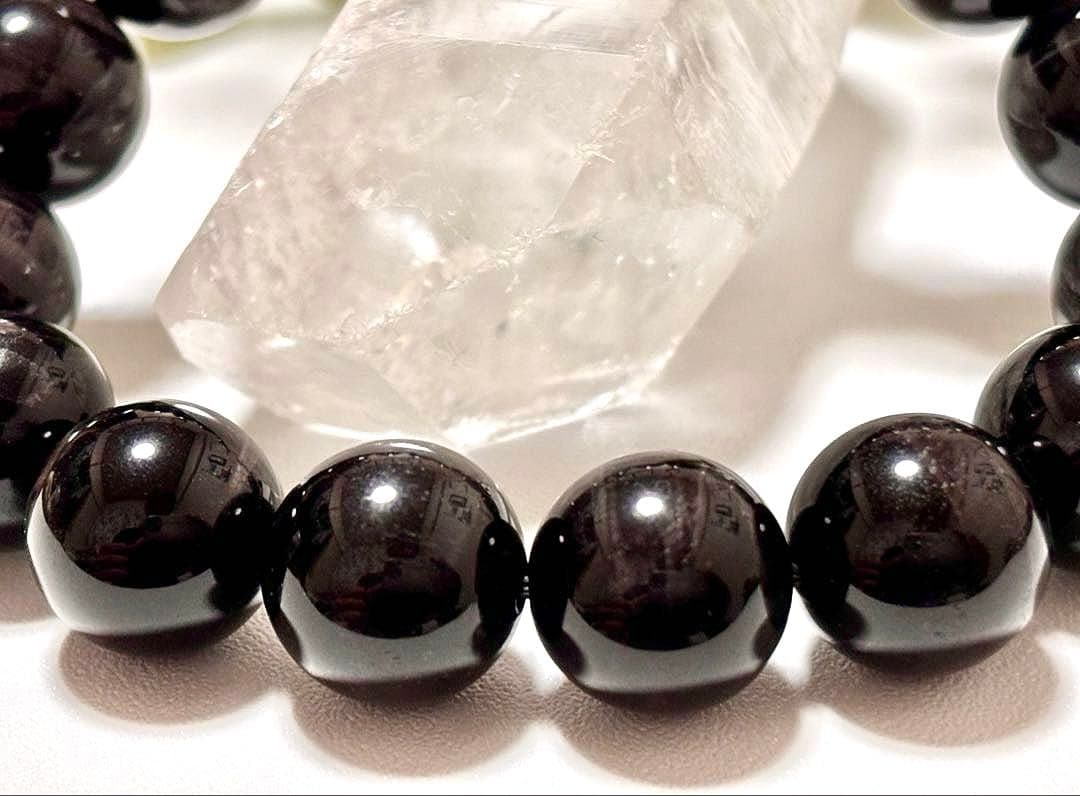 究極品質　幸福を招く聖なる石　幻のライジングブラックナチュラルタイガーアイ